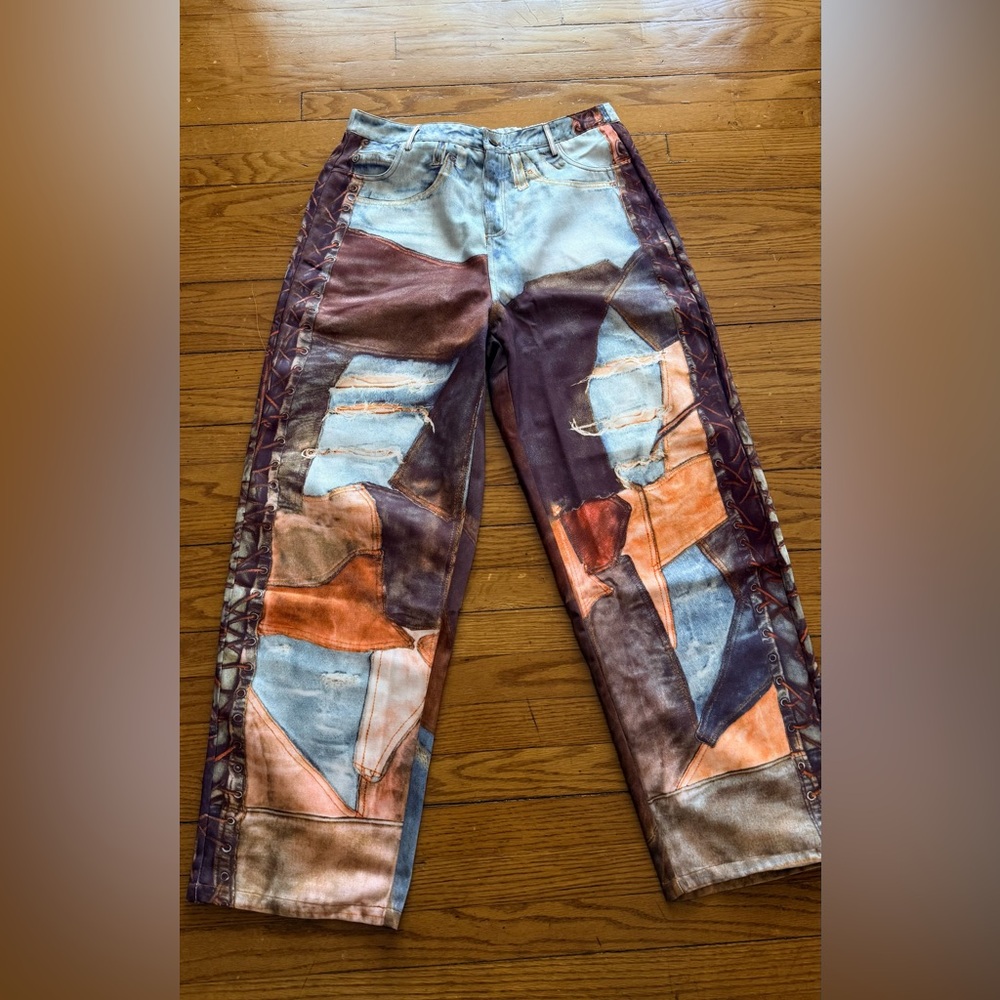 MICAS Patchwork Women Jeans